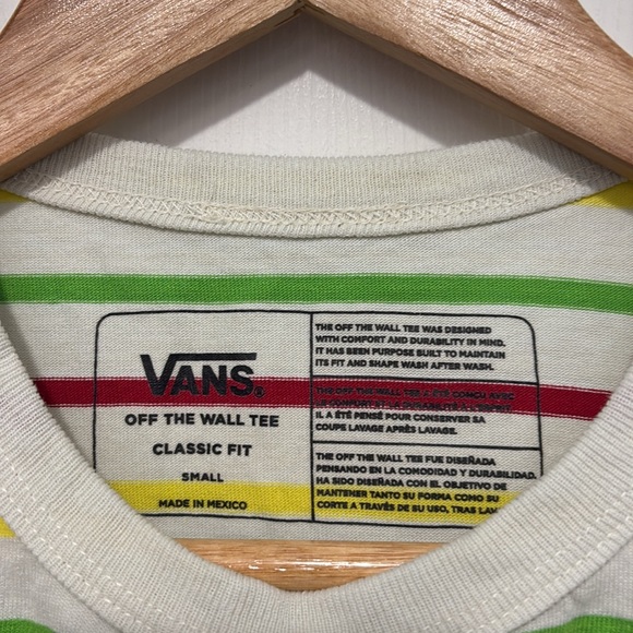VANS striped tee.  Size S - Picture 6 of 8
